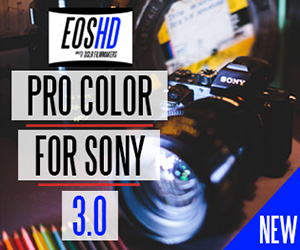 EOSHD Pro Color 3.0 for Sony cameras