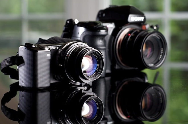 Sony NEX and Alpha DSLRs with Leica R lenses