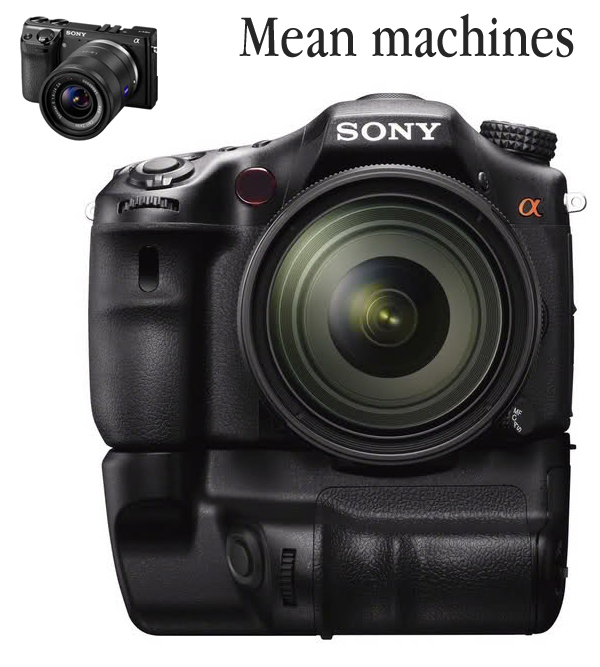 The Sony NEX7 and A77