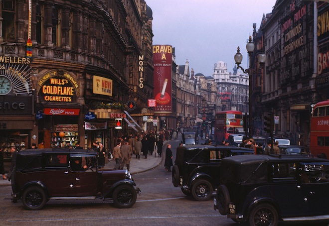 London shot on Kodachrome in the 50's