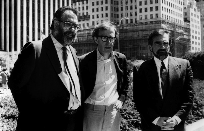 Coppola with Woody Allen and Martin Scorsese in New York