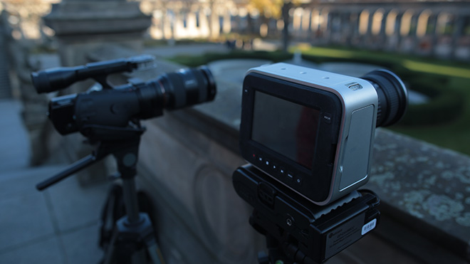 Blackmagic Cinema Camera and Sony NEX VG-900