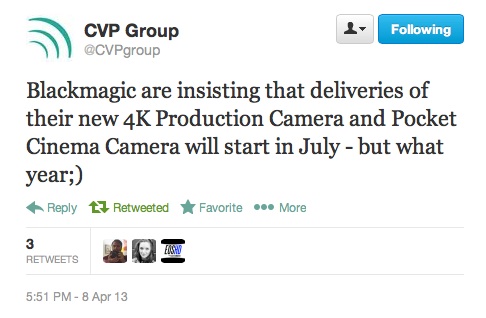 cvp blackmagic production camera twitter