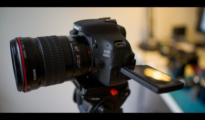 Canon 600D raw video