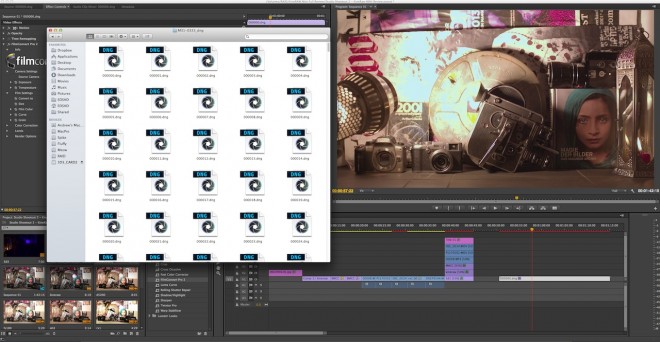 Cinema DNG raw video editing in Premiere CC first look