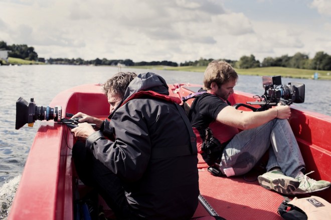 Shane Meadows - Jake Bugg shoot on Blackmagic - boat 2