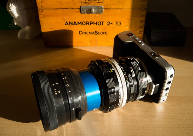 Blackmagic Pocket Cinema Camera anamorphic Iscorama