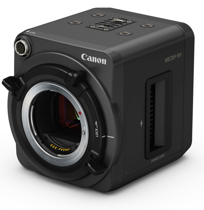 Canon ME20F-SH low light camera - lens mount view