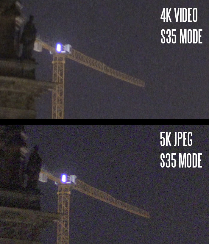 A7R II video vs JPEG