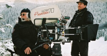Not just vinyl for hipsters! The return of Ultra Panavision 70! Film is back with a vengeance with The Hateful Eight and Tarantino has a behind the scenes look for us The Hateful Eight
