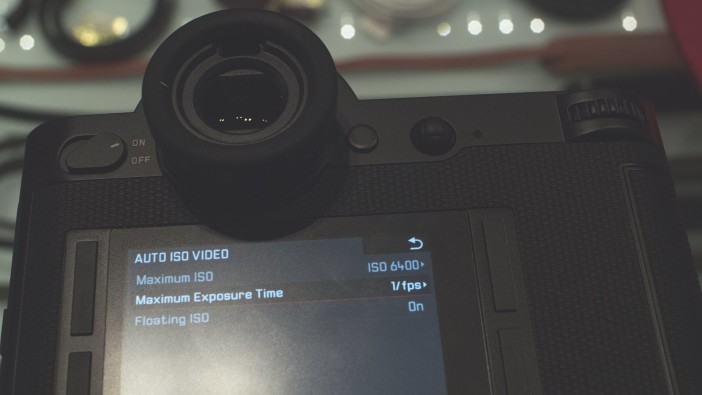 Leica SL auto ISO video mode