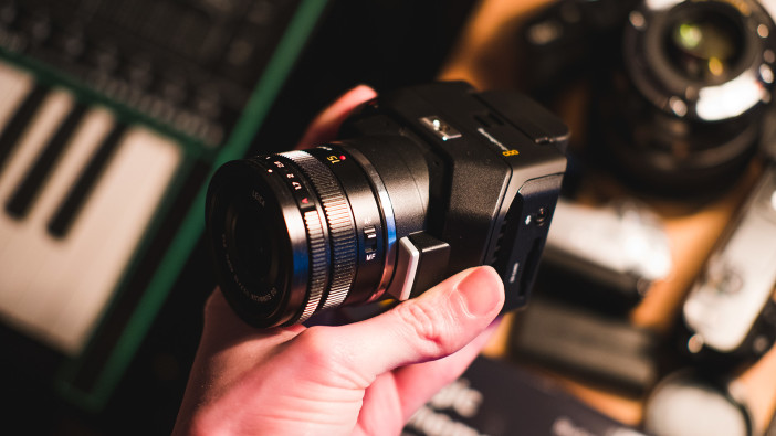 Blackmagic Micro Cinema Camera with Panasonic Leica 15mm F1.7