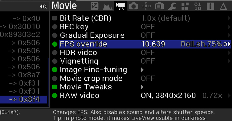 Magic Lantern 700D 4K