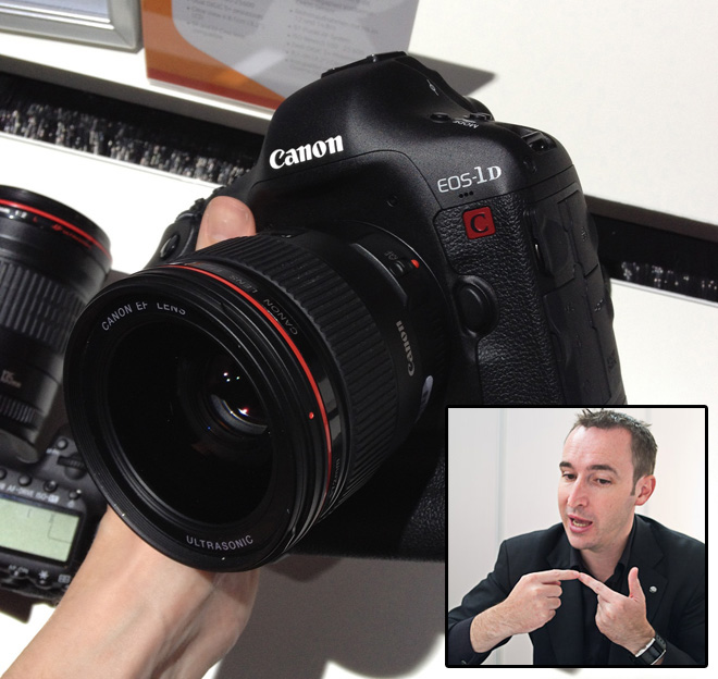 Canon 1D C at Photokina 2012