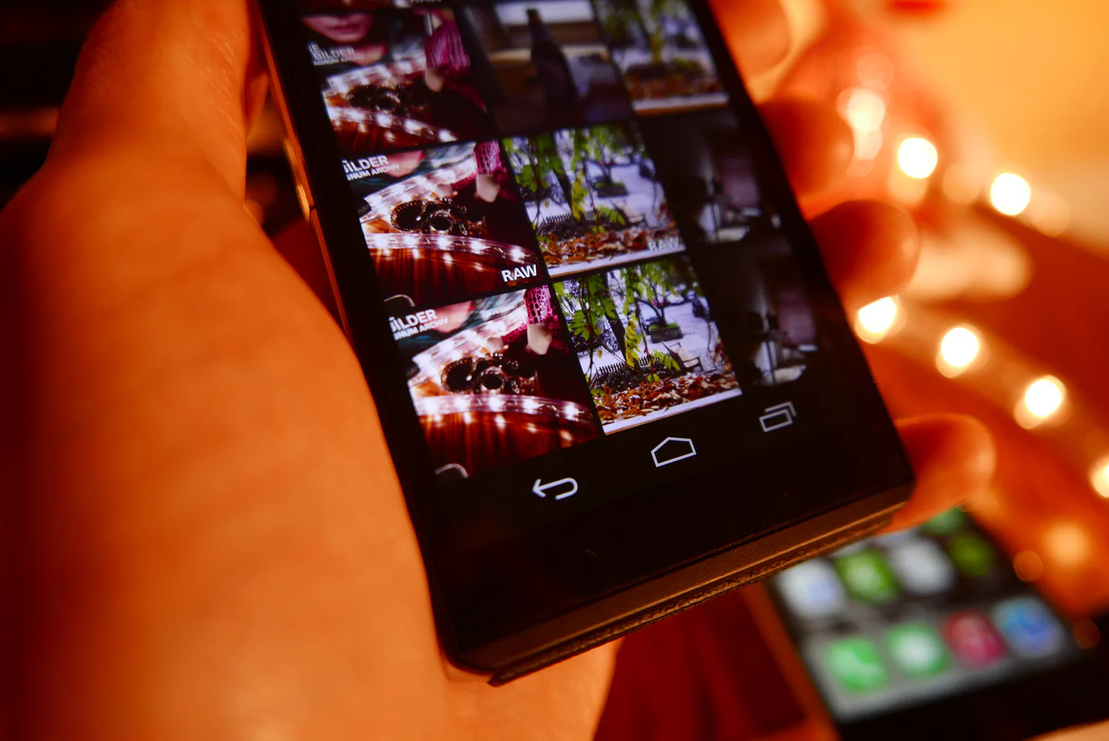 Raw files in playback mode on the CM1