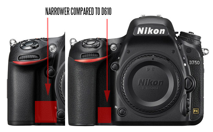 Nikon D750 grip