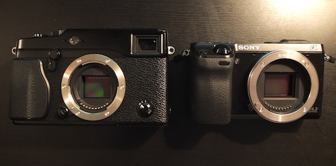 Fuji X Pro 1 and Sony NEX 7