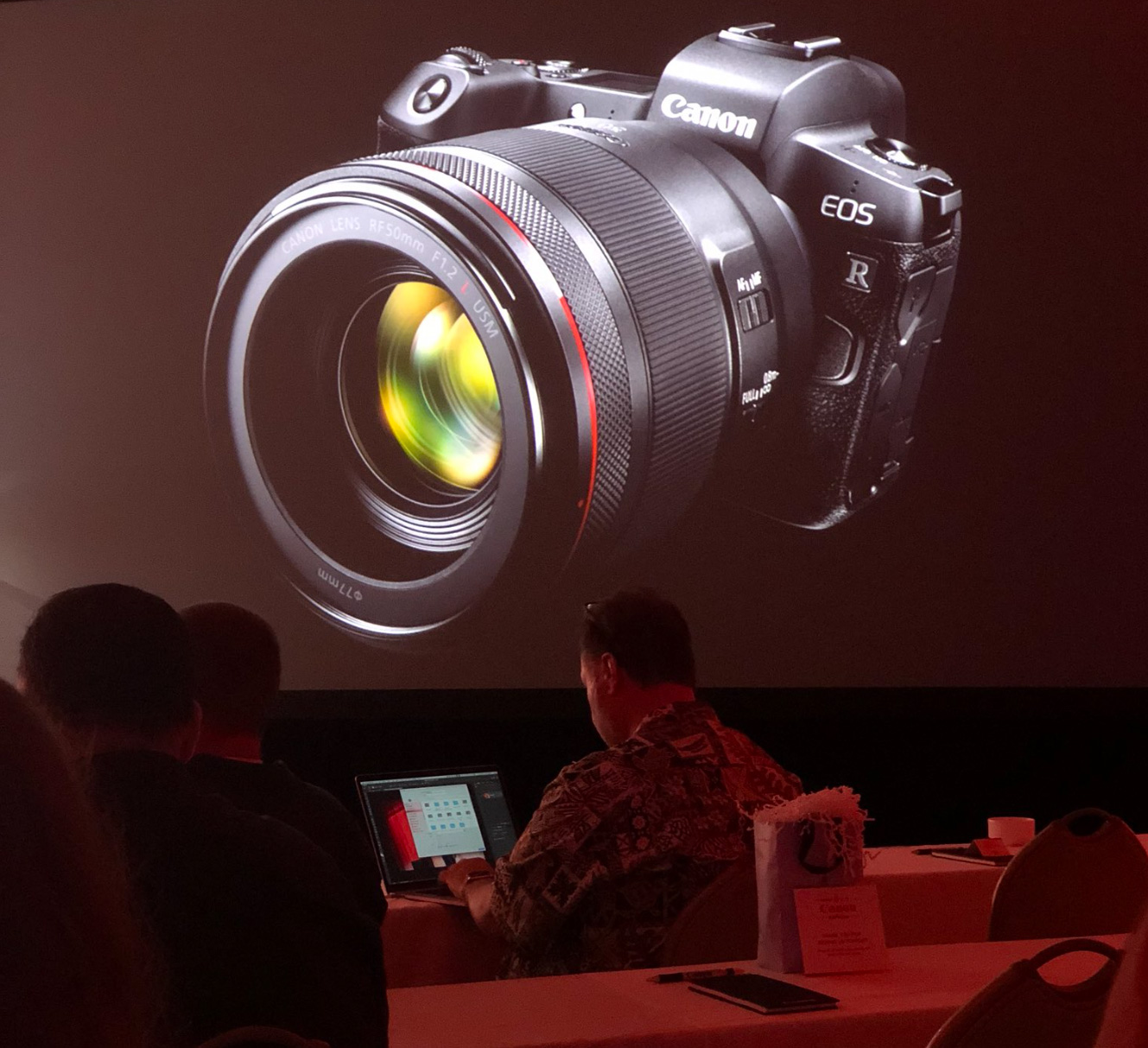 An EOS R launch journalist, unknown source