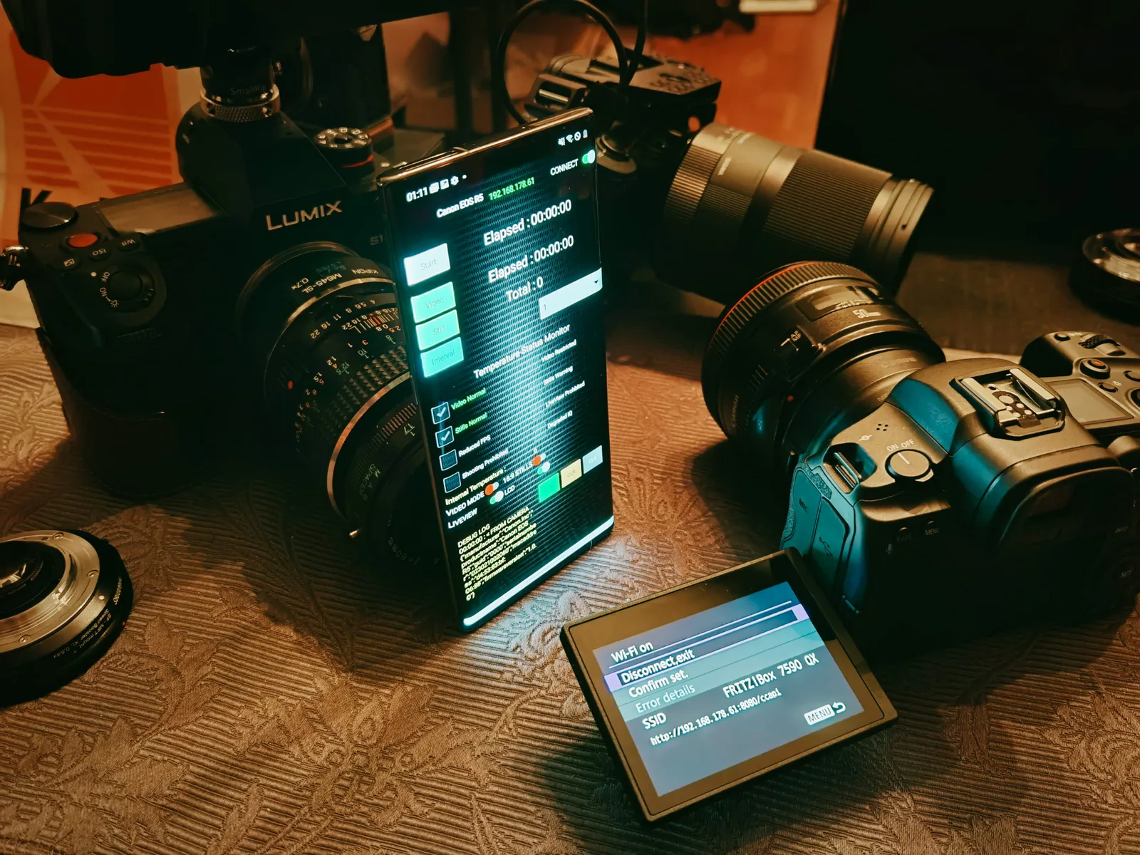 EOS R5 CDA TEK Temp Sensor Monitor