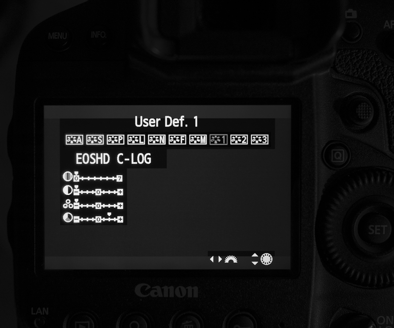 EOSHD C-LOG onboard