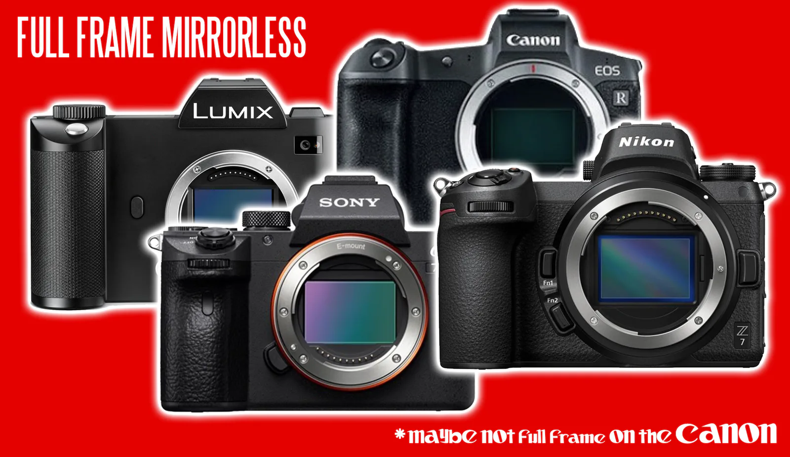 Full frame mirrorless battle