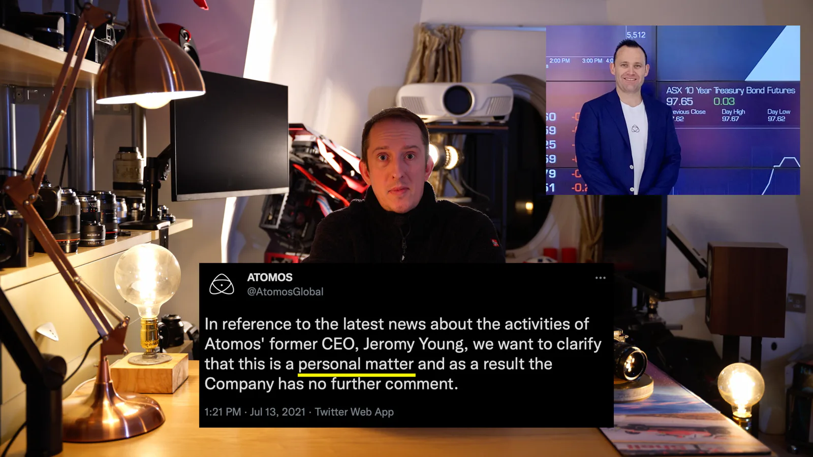 Jeromy Young, Atomos founder / ex-CEO