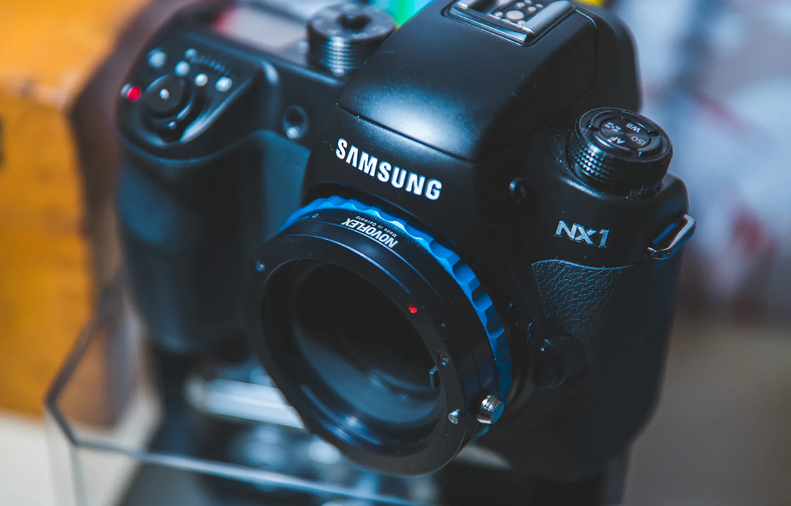 Samsung NX1 with Novoflex Sony A mount adapter