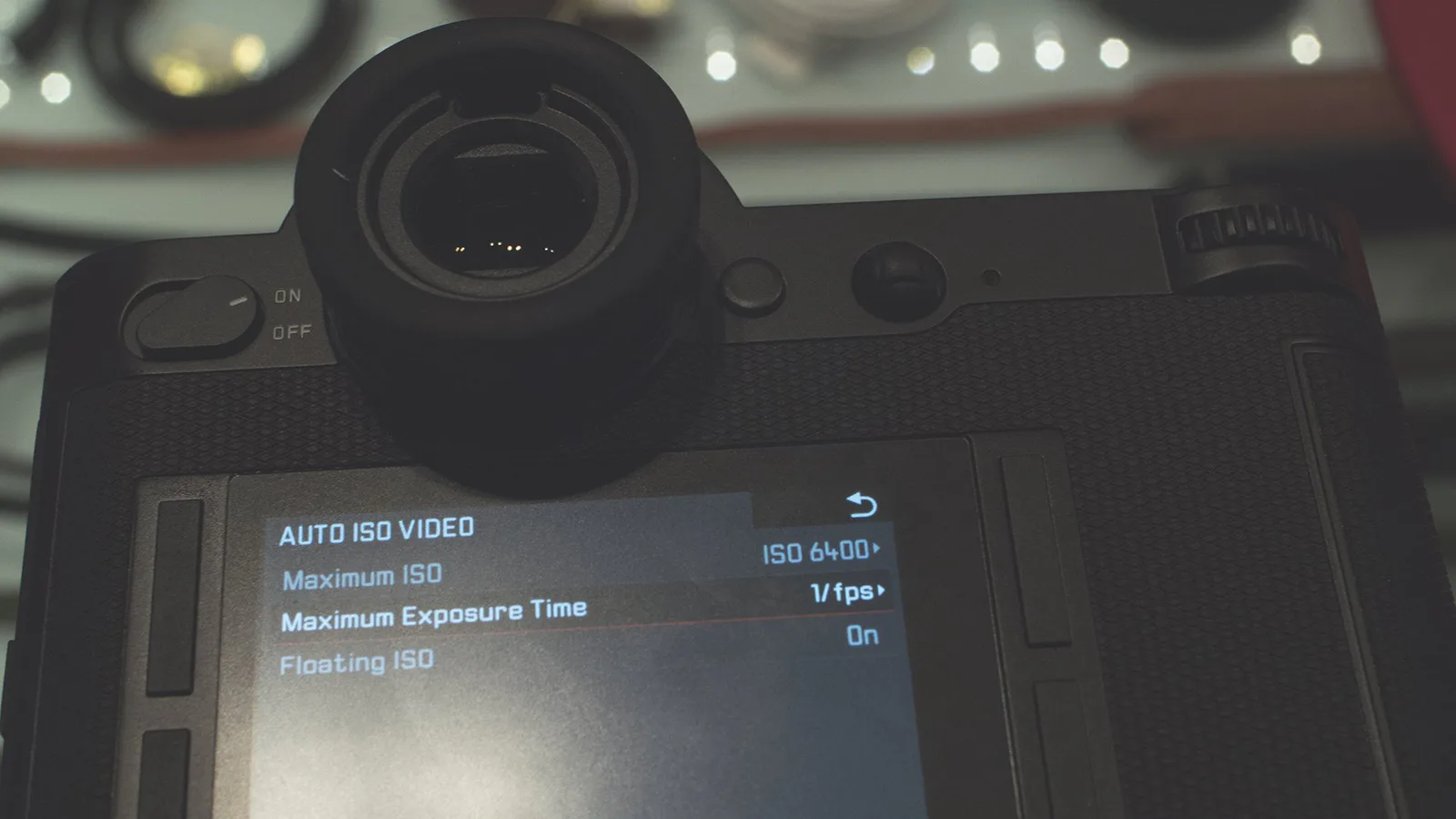 Leica SL auto ISO video mode