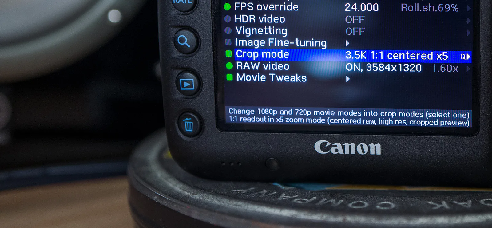 5D Mark III 3.5K RAW