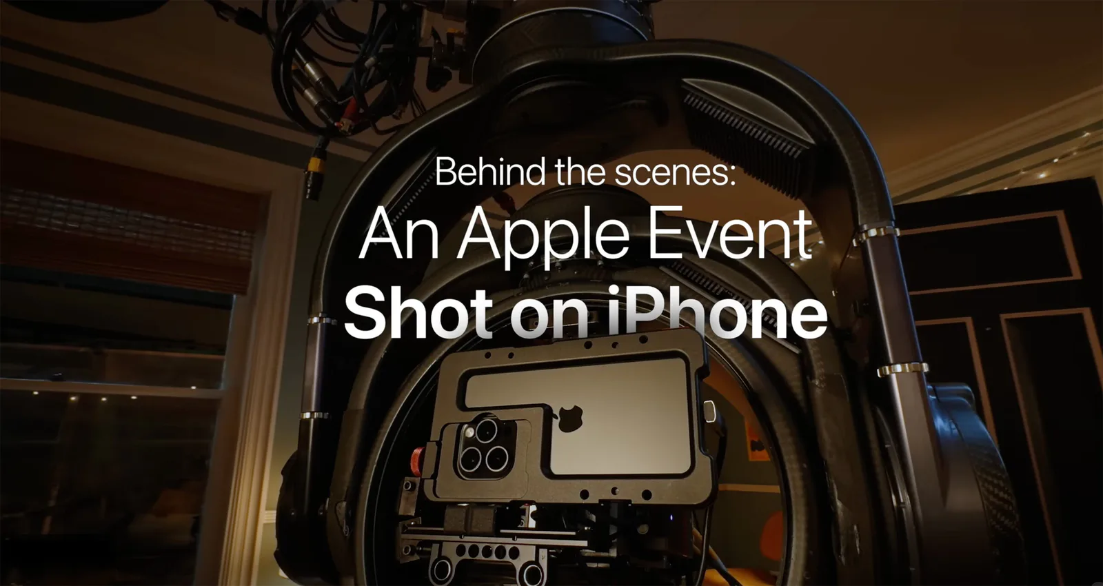 shot on iphone 15 pro apple event behind the scenes