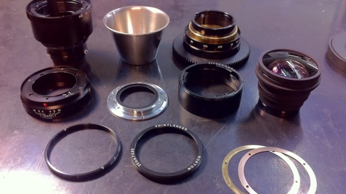 Voigtlander Nokton 25mm F0.95 teardown, modified with cine Voigtlander Nokton 25mm F0.95 teardown, modified with cine