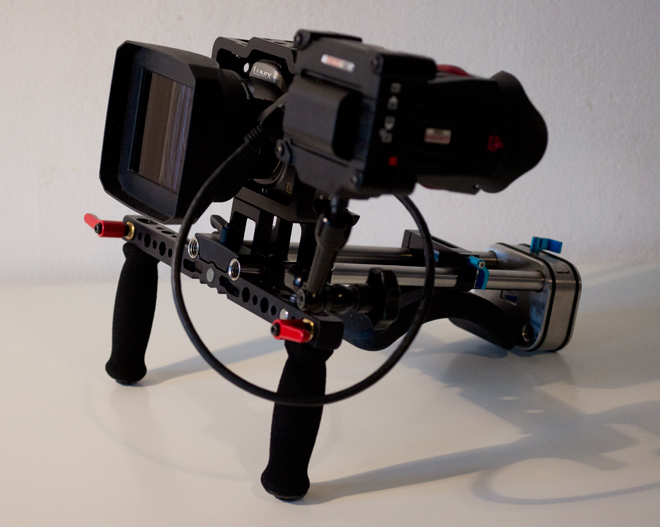 Half Inch Rails handlebar anamorphic rig