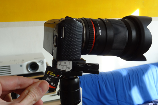 NEX 5N and Samyang 35mm F1.4 Canon mount