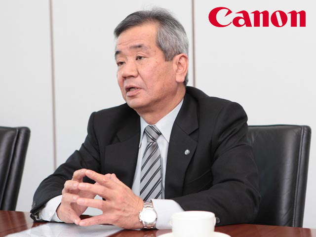 Canon MD of imaging Masaya Maeda