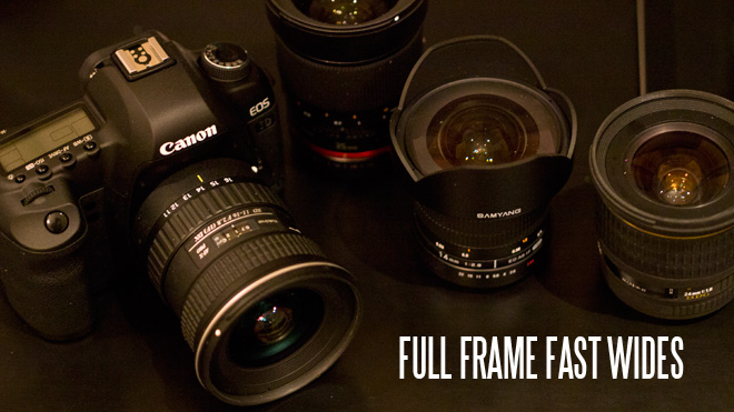 Full frame fast wides