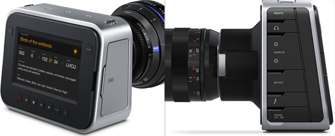 Blackmagic cinema camera with 12bit raw