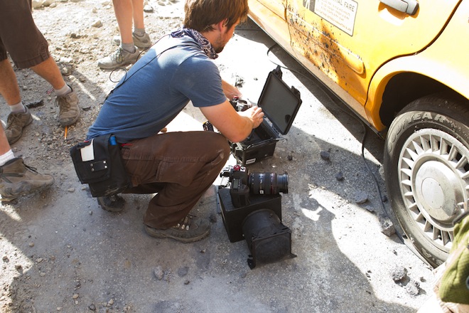 5D Mark II on set of The Avengers