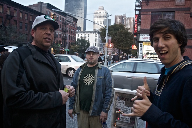 Colt Semen (right), Illya Friedman (centre) and Johnny Rowan (left)