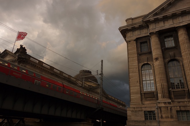 Approaching train, Museum Island