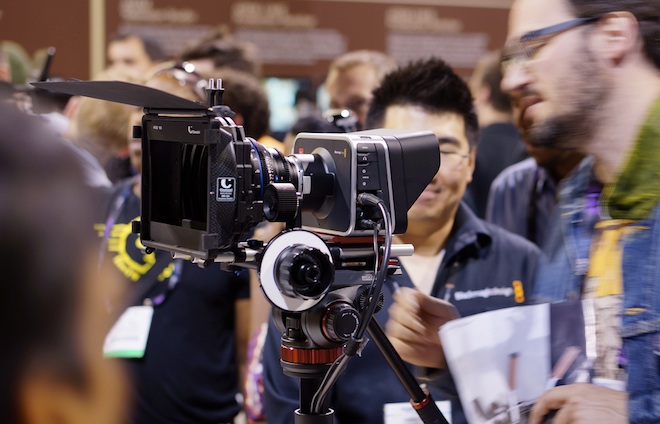 Blackmagic Cinema Camera on show