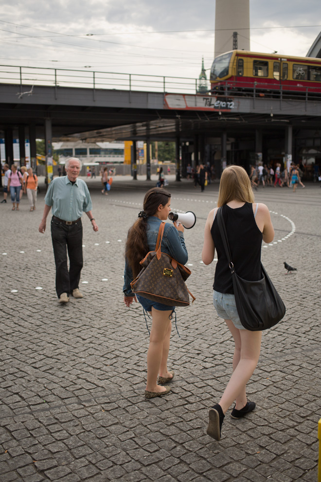 Alexanderplatz in Berlin shot with the 40mm pancake lens