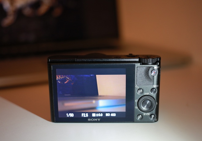 Sony RX100 with Whitemagic LCD