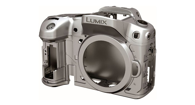 The Panasonic GH3's magnesium alloy chassis