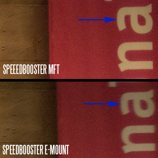 Metabones Speed Booster vs E-mount Speed Booster (GH3 vs NEX 7)