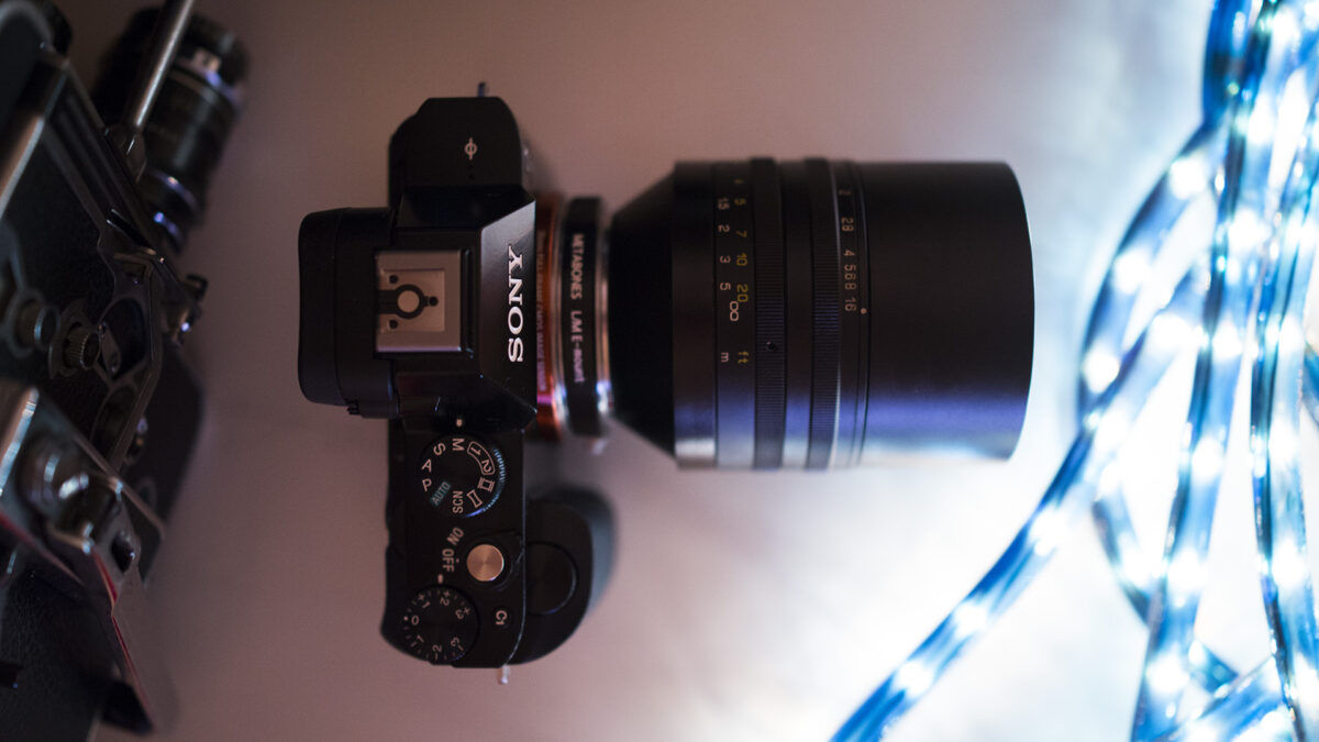 Sony A7R - full frame T0.95 with the SLR Magic HyperPrime