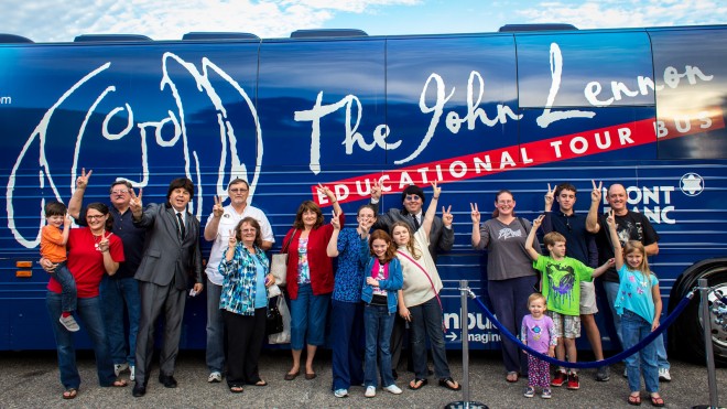 John Lennon educational tour bus