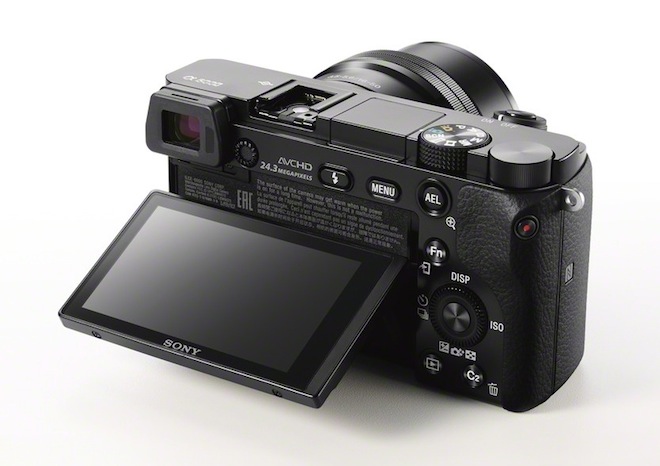 Sony A6000 rear LCD screen