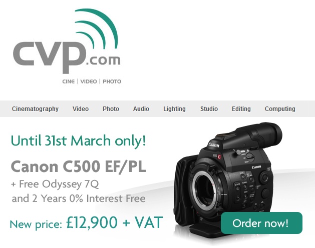 cvp c500 promo