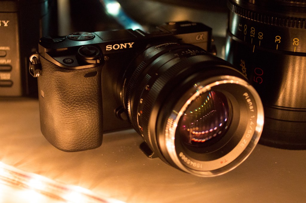 Sony A6000 with Zeiss 50mm F1.4 on Speed Booster