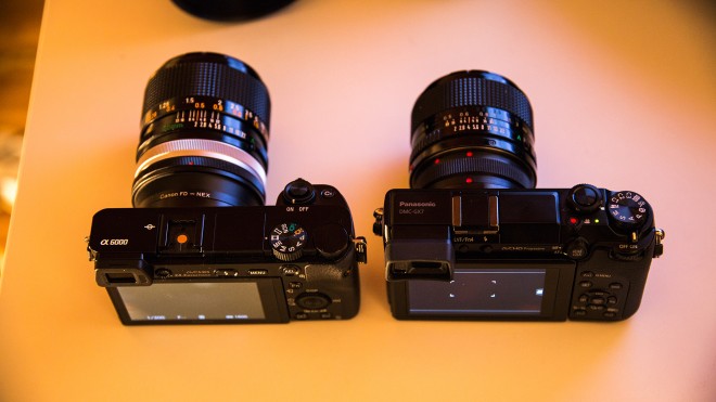 sony-a6000-panasonic-gx7-top-view